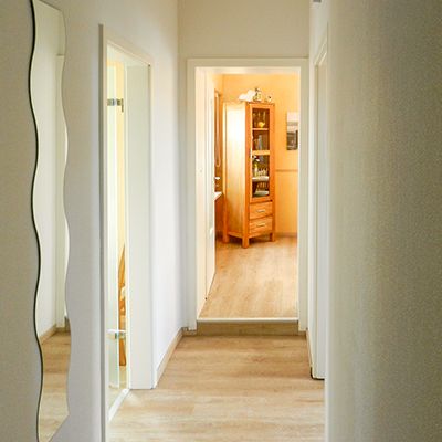 Flur in Richtung Schlafzimmer