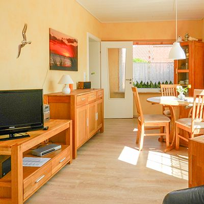 Blick vom Eingang in den Wohnraum